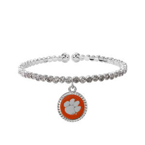 New Clemson Tigers Women's Breeze Dangle Cuff Bracelet, NCAA
